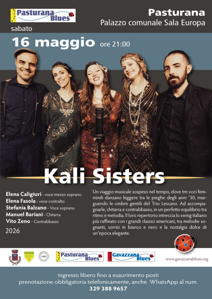 KALI SISTERS PASTURANA BLUES 16 MAGGIO